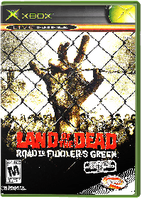 Land of the Dead Road to Fiddler's Green Xbox  box art